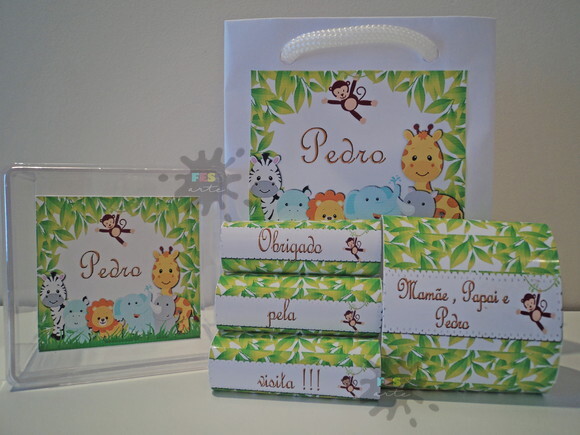 Lembrança Maternidade Menino Caixinha Doces Personalizados
