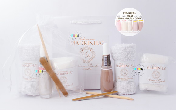 Lembrancinha 15 Anos Debutante Kit Manicure Mulheres Mães