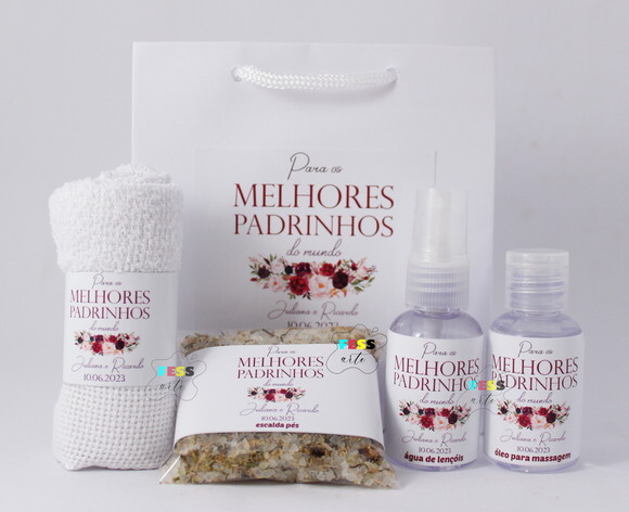 Lembrancinha Dia das Mães Presente Kit Spa Mulheres Brinde