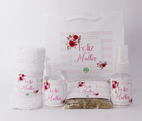 Lembrancinha Dia das Mães Presente Kit Spa Mulheres Brinde