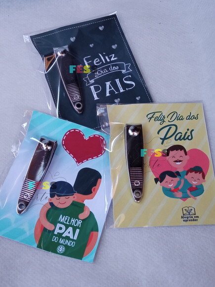 Lembrancinha Dia dos Pais Cortador de Unha Personalizado