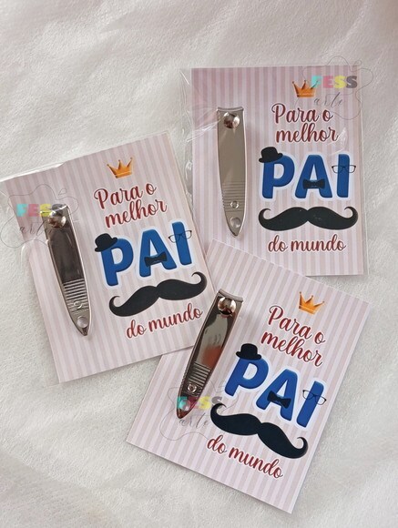 Lembrancinha Dia dos Pais Cortador de Unha Personalizado