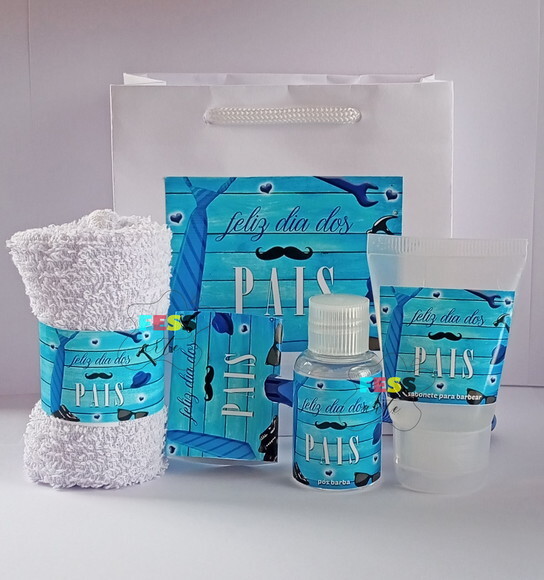 Lembrancinha Dia dos Pais Kit Personalizado Barba Novembro