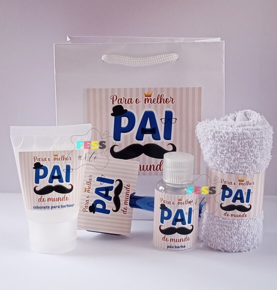 Lembrancinha Dia dos Pais Kit Personalizado Barba Novembro