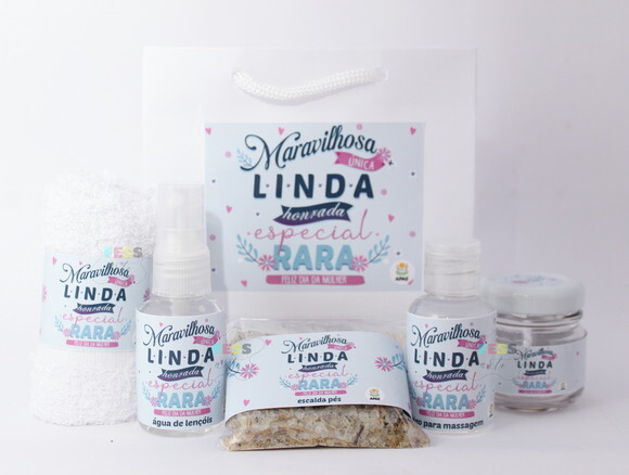 Lembrancinha Dia dos Professores Brinde Unissex Kit Spa Luxo