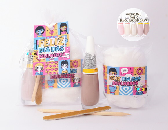 Lembrancinha Dia dos Professores Professoras Kit Manicure