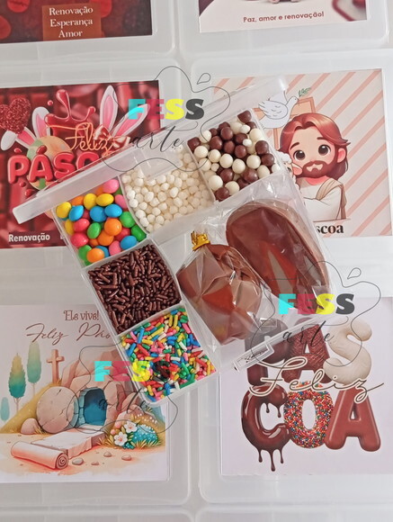 Lembrancinha Kit Confeiteiro Páscoa Ovo Artesanal Gourmet