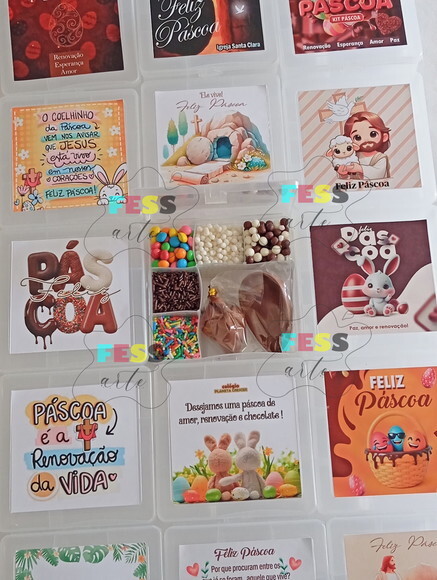 Lembrancinha Kit Confeiteiro Páscoa Ovo Artesanal Gourmet