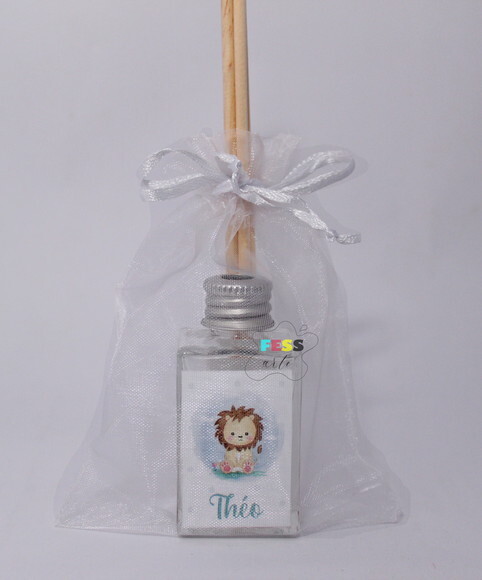 Lembrancinha Maternidade Aromatizador Floral Difusor Organza