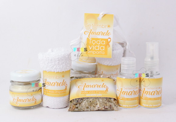 Lembrancinha Natal Kit Escalda Pés Vela Perfumada Spa Luxo