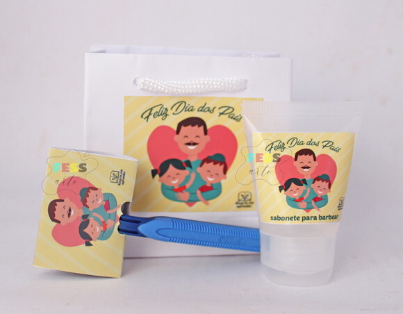 Lembrancinha Personalizada Dia dos Pais Kit Barba Promoção