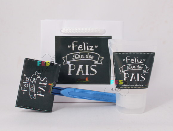 Lembrancinha Personalizada Dia dos Pais Kit Barba Promoção
