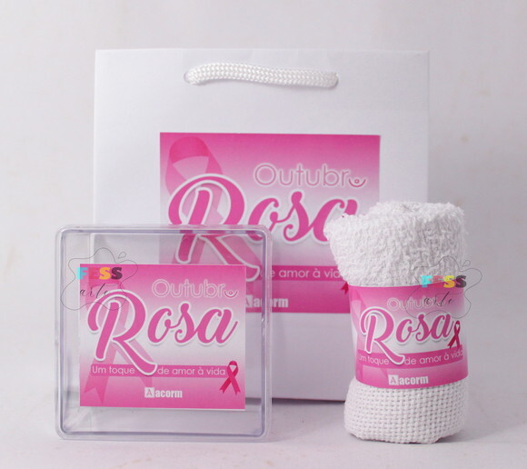 Lembrancinha Setembro Amarelo Novembro Azul Outubro Rosa Kit