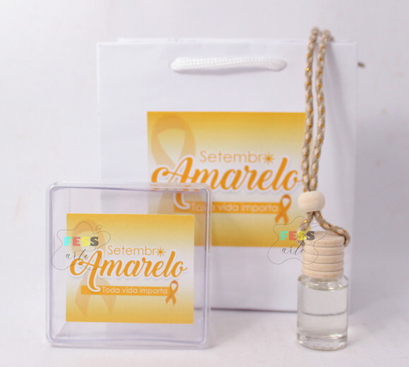 Lembrancinha Setembro Amarelo Outubro Rosa Novembro Pais