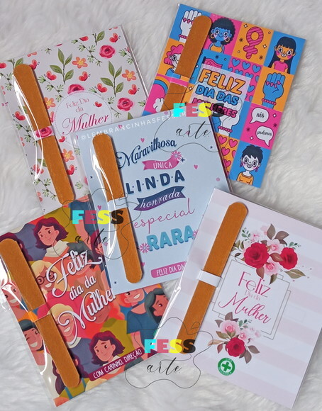Lixa Tag Personalizada Dia das Mulheres Mães Brinde Mimo