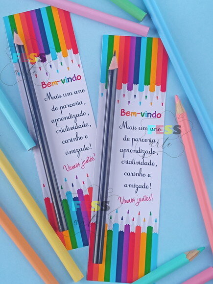 Brinde Lembrança Volta às Aulas Lápis Varinha Mágica Estrela