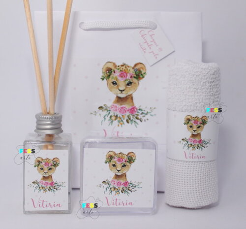 Kit Dia da Mulher Lembrancinha Maternidade Outubro Rosa Mães