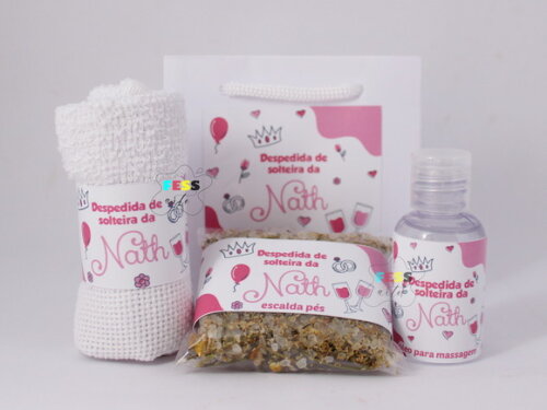 Kit Lembrancinha Escalda Pés Dia das Mulheres Bem Estar Mães