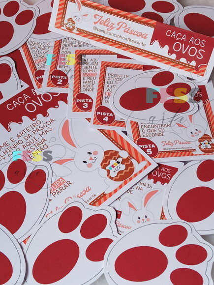 Kit Pistas Caça aos Ovos de Pascoa Digital