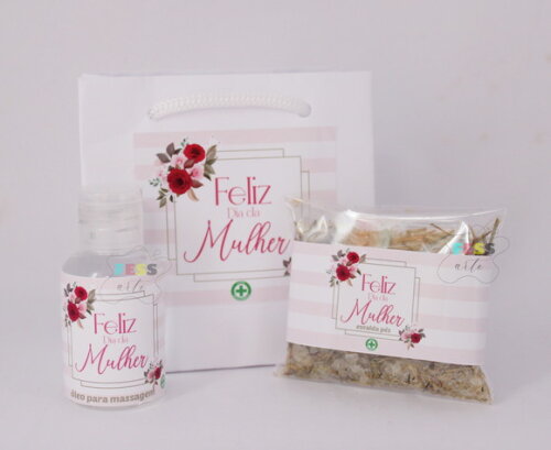 Kit Relaxante Dia da Mulher Mães Despedida Solteira 15 Anos