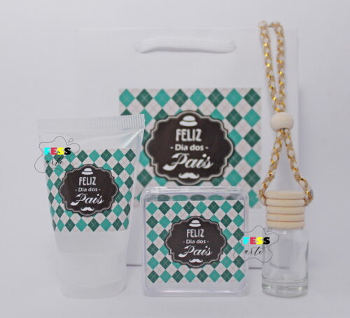 Lembrancinha Aromatizador Difusor Outubro Rosa Dia dos Pais