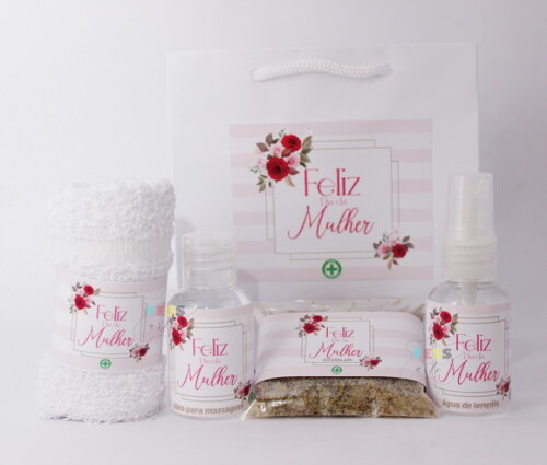 Lembrancinha Dia das Mães Presente Kit Spa Mulheres Brinde
