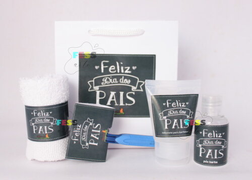 Lembrancinha Dia dos Pais Kit Personalizado Barba Novembro