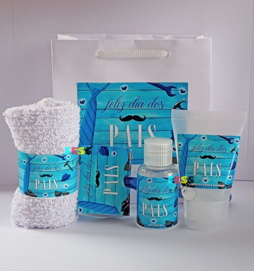 Lembrancinha Dia dos Pais Kit Personalizado Barba Novembro