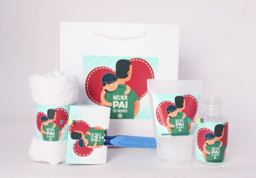 Lembrancinha Dia dos Pais Kit Personalizado Barba Novembro