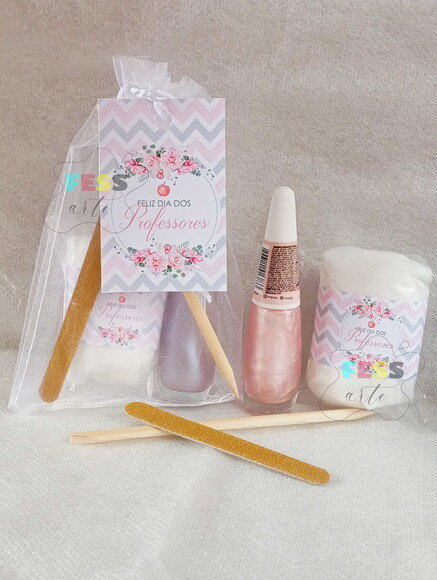 Lembrancinha Dia dos Professores Professoras Kit Manicure