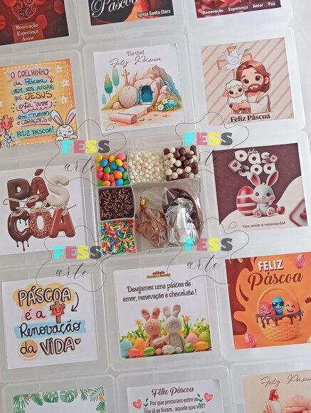 Lembrancinha Kit Confeiteiro Páscoa Ovo Artesanal Surpresa