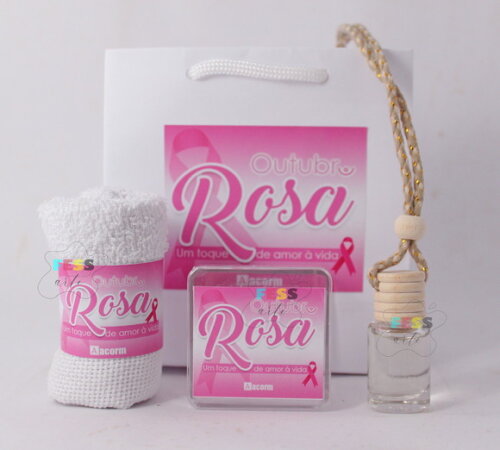 Lembrancinha Kit Dia dos Professores Pais Outubro Rosa