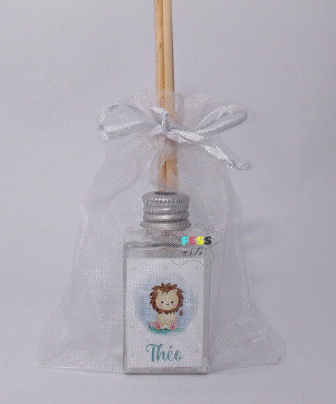 Lembrancinha Maternidade Aromatizador Floral Difusor Organza