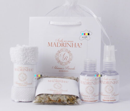 Lembrancinha Padrinhos Casamento Lembrança Kit Spa Mulher