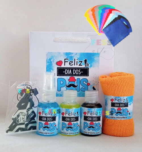 Lembrancinha Personalizada Dia dos Pais Kit Carro Brinde