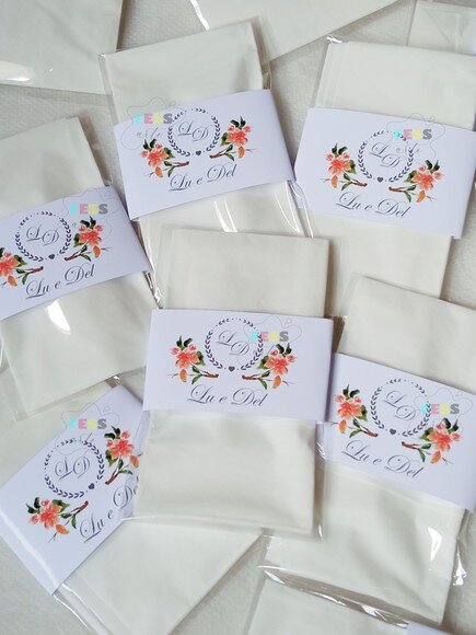 Lenços Lágrimas de Alegria Casamento Personalizado Festa