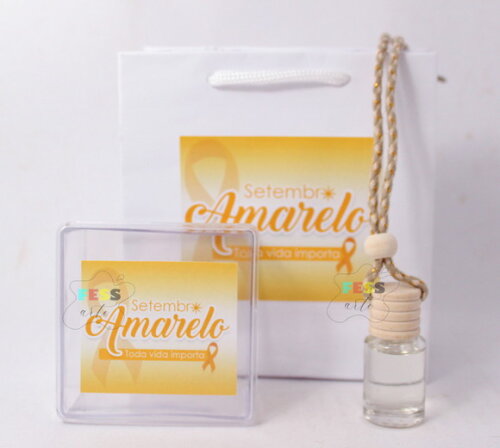 Lembrancinha Setembro Amarelo Outubro Rosa Novembro Pais