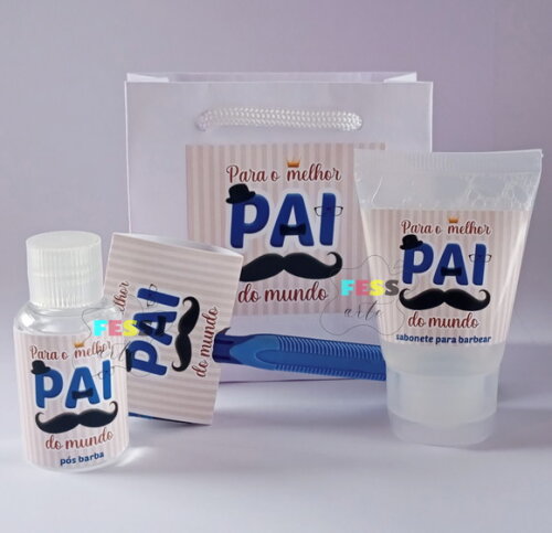 Promoção Lembrancinha Dia dos Pais Kit Higiene Novembro Azul