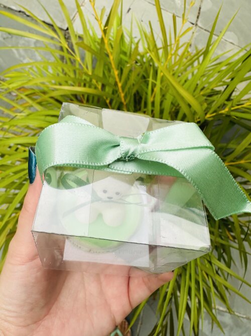Kit com 10 Velas Artesanais do Ursinho no Acetato
