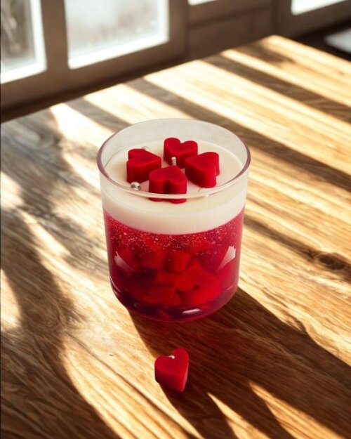 Vela Aromática Artesanal Amor em Chamas