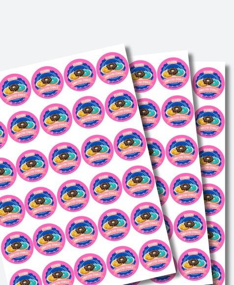 120 Adesivos 3x3 Personalizados