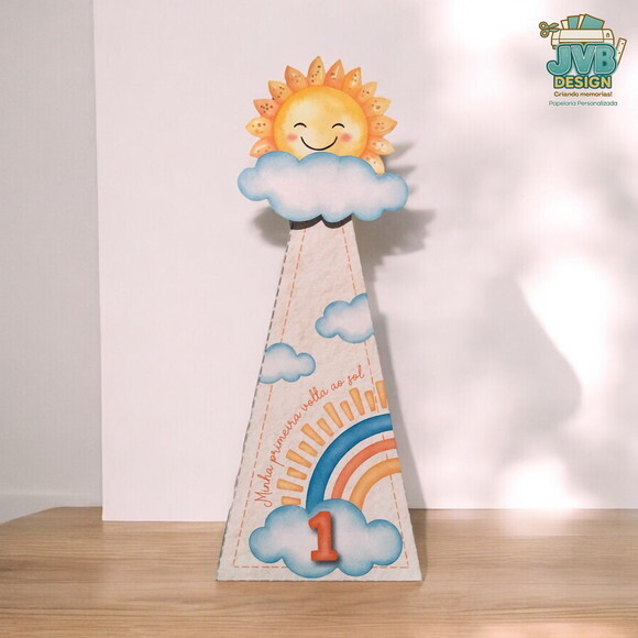 Caixa Pirâmide Primeira Volta ao Sol