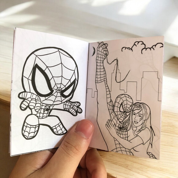 Mini Livrinho de Colorir - Homem Aranha