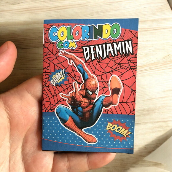 Mini Livrinho de Colorir - Homem Aranha