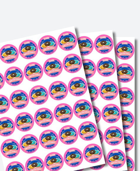 120 Adesivos 3x3 Personalizados