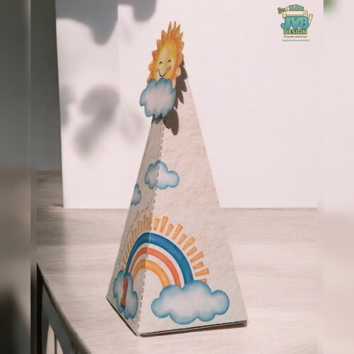 Caixa Pirâmide Primeira Volta ao Sol
