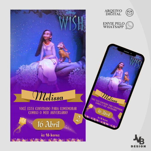 Convite Digital Wish
