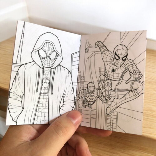 Mini Livrinho de Colorir - Homem Aranha
