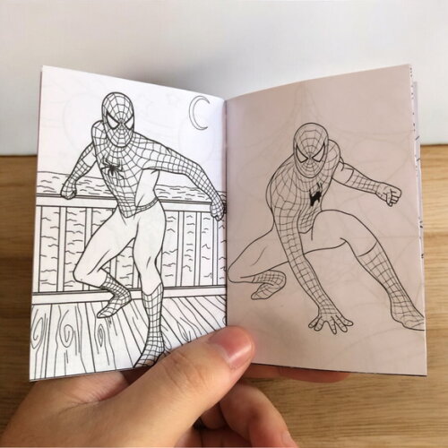 Mini Livrinho de Colorir - Homem Aranha