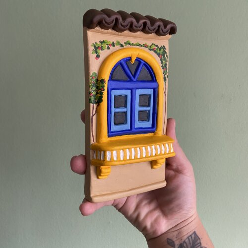 Casinha de gesso